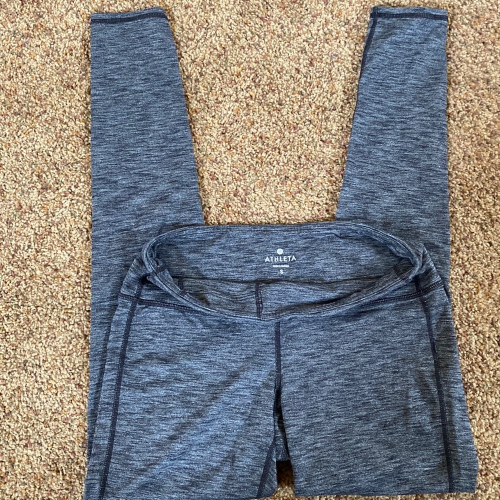 Athleta grey marble yoga pants